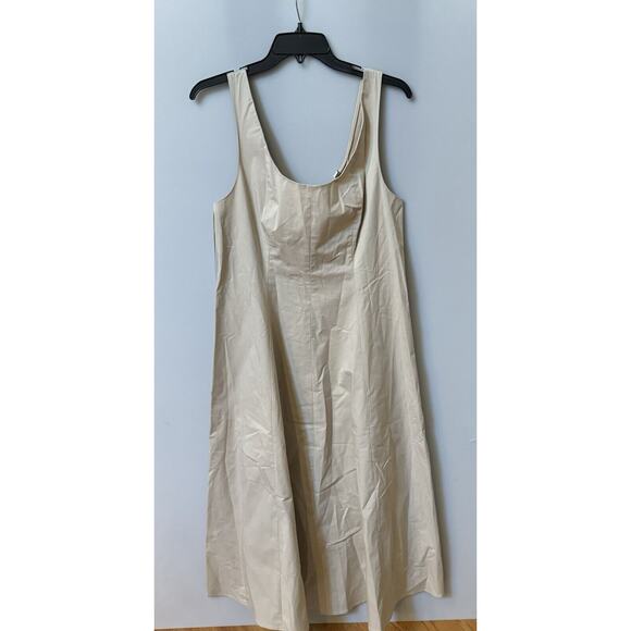 VINCE Oat Paneled Scoop Neck Dress - Picture 4 of 7